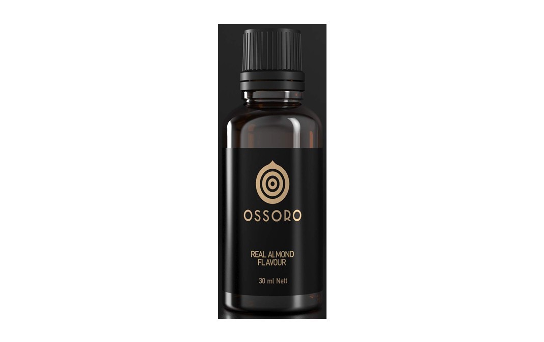 Ossoro Real Almond Flavour    Glass Bottle  30 millilitre